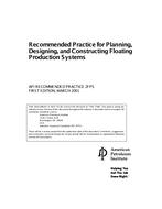 API RP 2FPS – Standards list