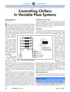 Controlling Chillers in Variable Flow Systems – Standards list