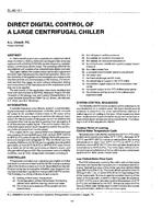 SL-90-13-1 — Direct Digital Control of a Large Centrifugal Chiller ...