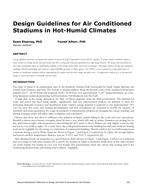 Design Guidelines for Air Conditioned Stadiums in Hot-Humid Climates ...